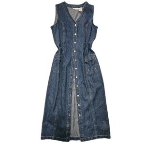 Full jeans maxi skirt